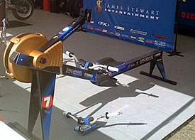 stewart_erg Customized erg with dirt bike handlebars