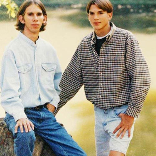 Michael and Ashton Kutcher