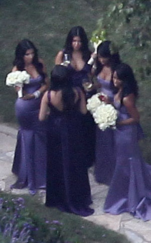 khloe kardashian wedding dress. Khloe#39;s Bridesmaids