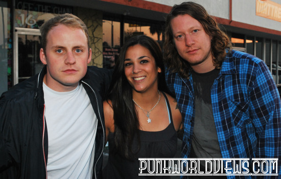 Matt, Myself & Andrew of Comeback Kid