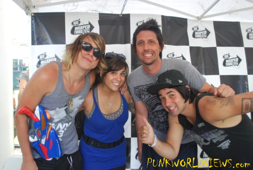 with Call the Cops @ Warped Tour 2010, Carson, CA