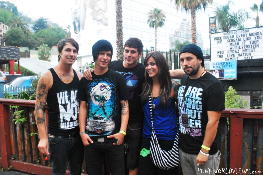 me and the boys at the HOB in Hollywood