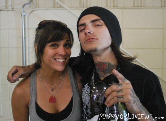 with Andrew of Attack Attack! @ Warped Ventura